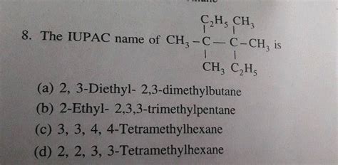 Names of some compounds are given. Which one is not correct in IUPAC ...