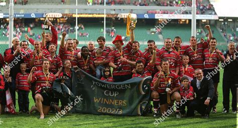 Gloucester Players Celebrate Cup Gloucester V Editorial Stock Photo - Stock Image | Shutterstock