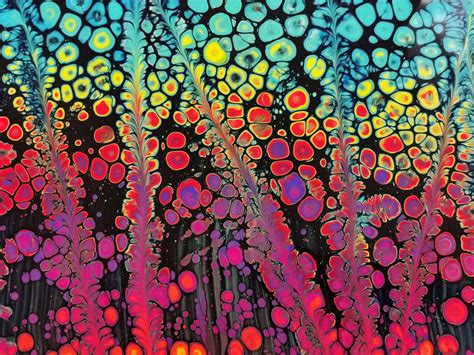 How to Get Big Cells in Acrylic Pour Paintings - Fluid Texture Art ...