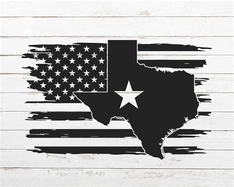 Texas SVG Flag SVG Distressed Flag Svg American Flag Svg - Etsy