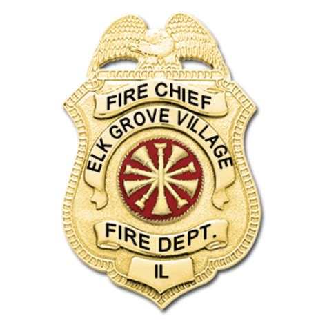 Fire Chief Badge-EGFD-SW-S95-CHIEF