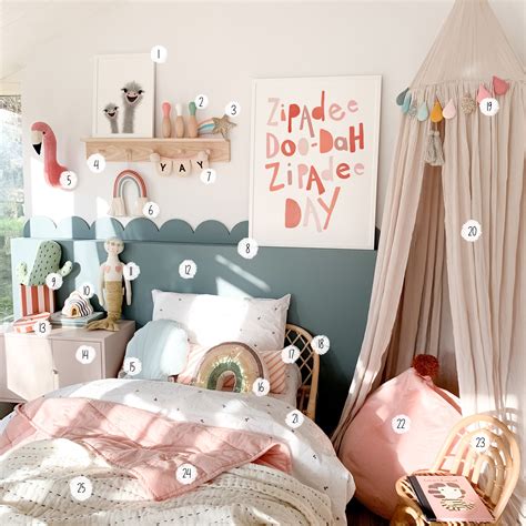 Stylish Girls Bedroom Decor Ideas – Pretty in Print Art Ltd