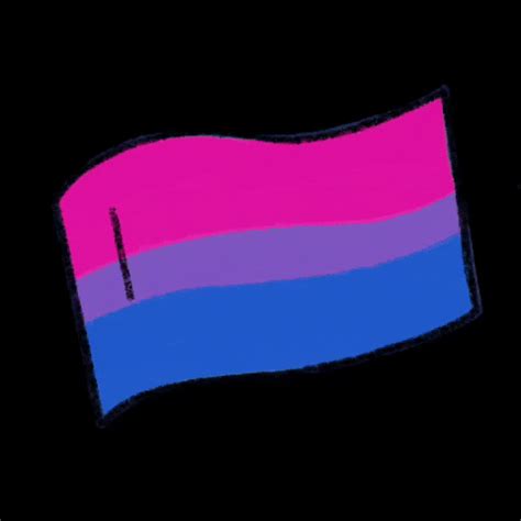 Creative Bisexual Flag Doodle GIF | GIFDB.com