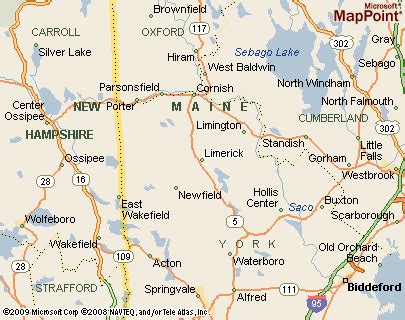 Where is Limerick, Maine? see area map & more