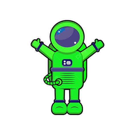 Astronaut In Space Clipart Transparent PNG Hd, Little Cartoon Astronaut In Space, Cartoon ...