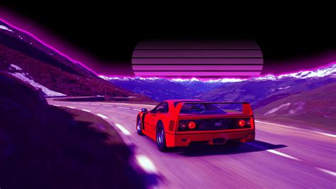 Ferrari F40 Retro Road 4k Ferrari F40 Retro Road 4k wallpapers | Retro racing car, Ferrari f40 ...