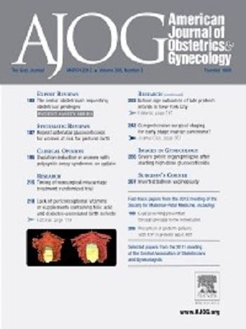 🏆 American Journal of Obstetrics and Gynecology | Impact Factor | Indexing | Acceptance rate ...