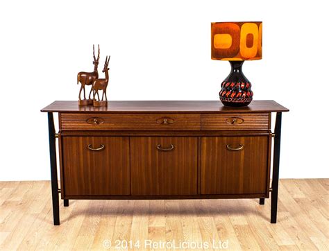 Nathan Furniture Teak Sideboard Drinks Cabinet Media Centre Retro G ...