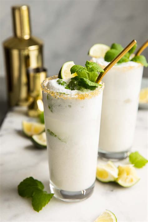 The BEST Creamy Coconut Mojito - Desserts & Drinks