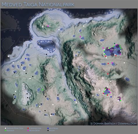 The Hunter: Call of the Wild - Animal Location Maps (Updated)