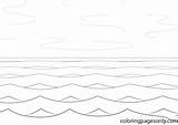 Ocean Waves Coloring Sheets sketch template