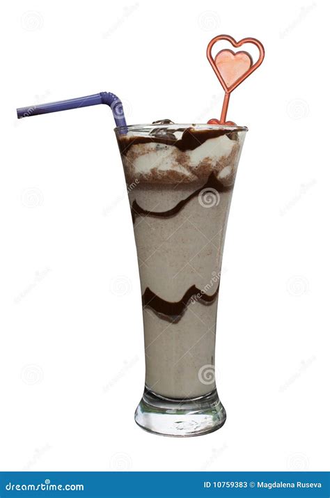Chocolate milkshake stock image. Image of coffee, drinks - 10759383