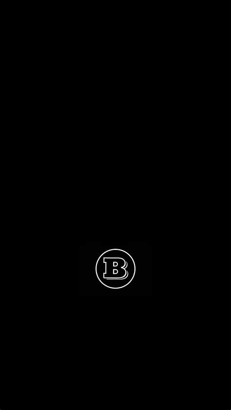 Brabus, black, logo, portrait display, simple, minimalism, HD phone ...