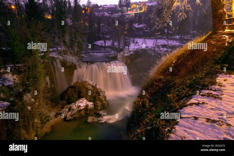 Rastoke winter hi-res stock photography and images - Alamy