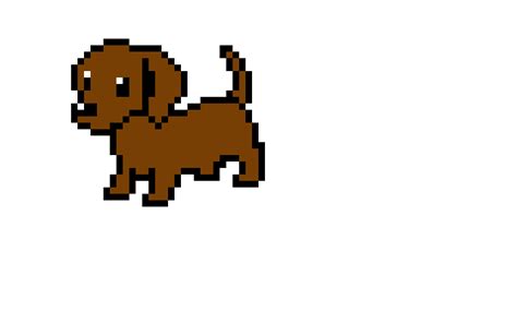 Dog pixel art