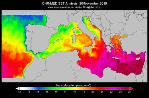 The eastern Mediterranean sea remains very warm while the western parts ...