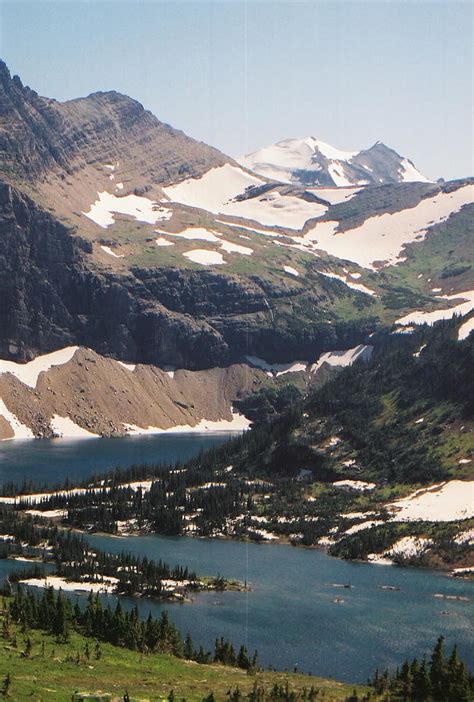 Hidden Lake - Glacier Park Photograph by C E McConnell - Fine Art America