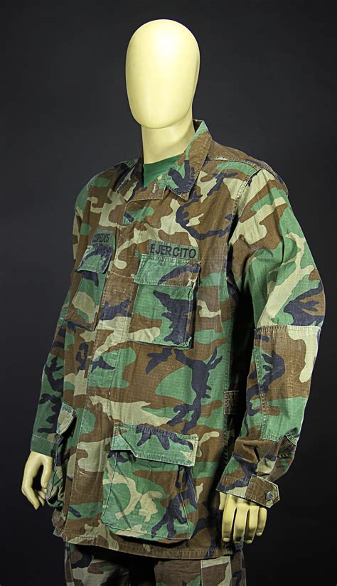 Bolivian Soldier Cespedes Camouflage Uniform | Prop Store - Ultimate ...