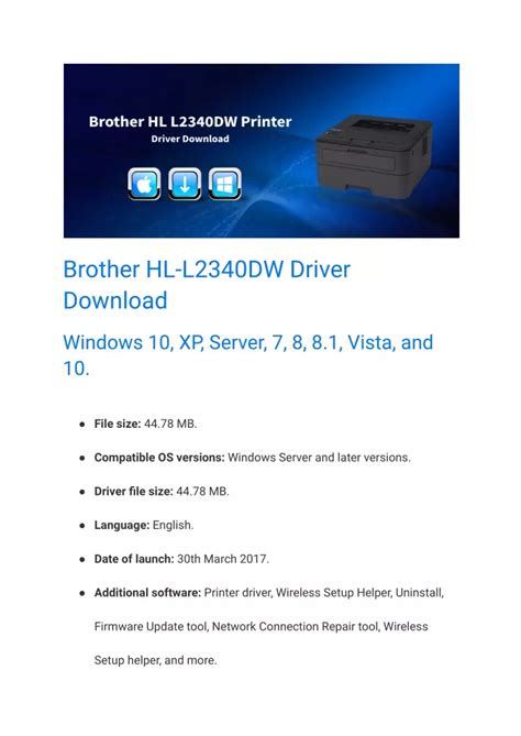 PPT - Brother HL-L2340DW Driver Download PowerPoint Presentation, free ...