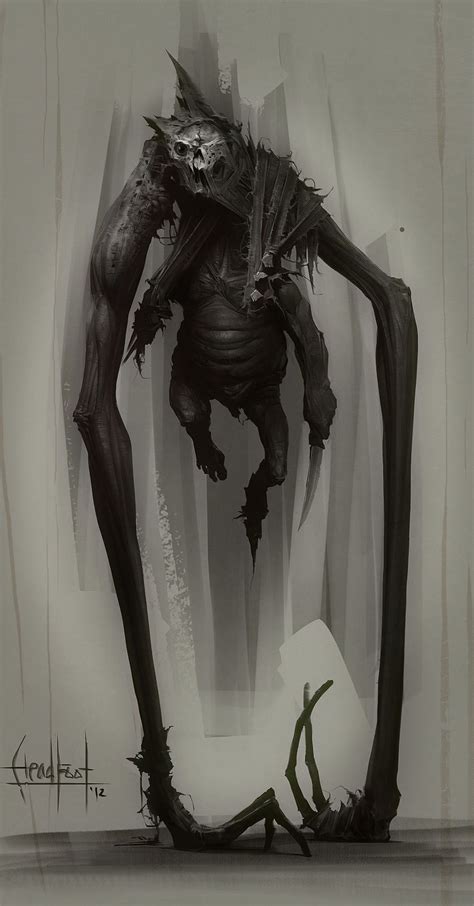 Marat Ars on DrawCrowd.com | Monster concept art, Dark creatures, Monster art