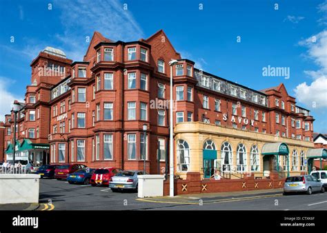 Savoy Hotel on the seafront in Blackpool, Lancashire Stock Photo - Alamy