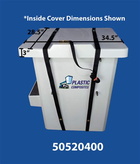 Bucket Cover - 28" x 34" Edge to Edge - Fiberglass | Bucket Truck Parts