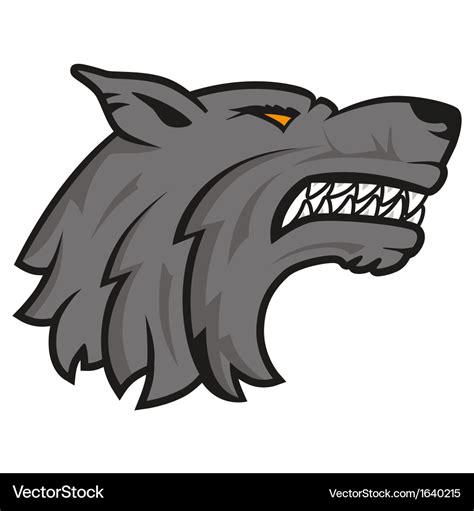 Logo wolf Royalty Free Vector Image - VectorStock