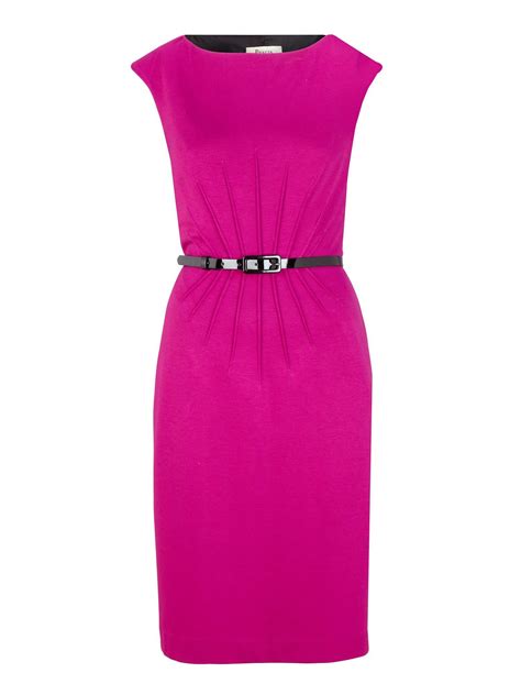 Precis Petite Cerise Starburst Pintuck Dress in Pink | Lyst