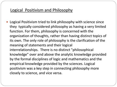 PPT - LOGICAL POSITIVISM PowerPoint Presentation, free download - ID:2027789