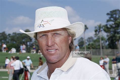 Australian golfer Greg Norman at the Players Championship, Sawgrass ...