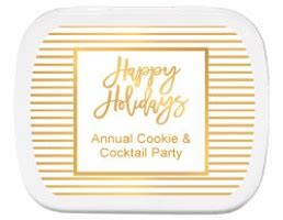 Exclusive Personalized Holiday Mint Tins