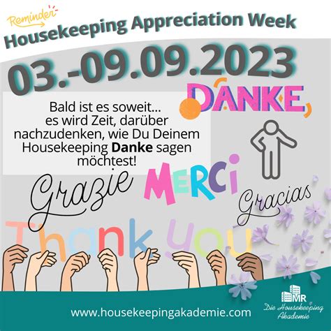 Die Housekeeping Appreciation Week 2023 - Die Housekeeping Akademie - Mareike Reis