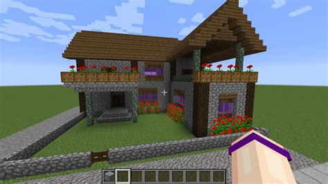 Easy cobblestone house - YouTube