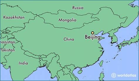 Beijing world map - Beijing China world map (China)