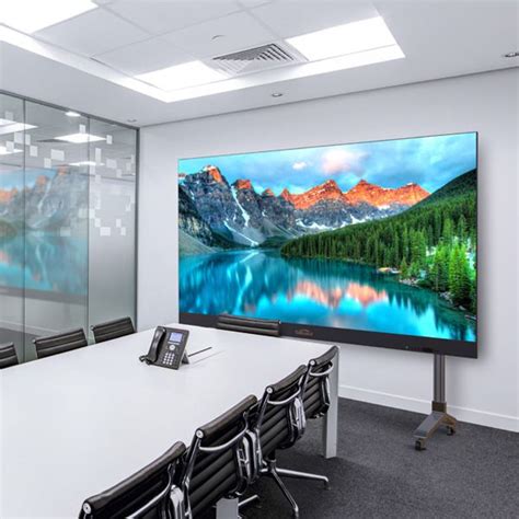 Conference HD full color 16:9 TV screen board All in One moving indoor ...