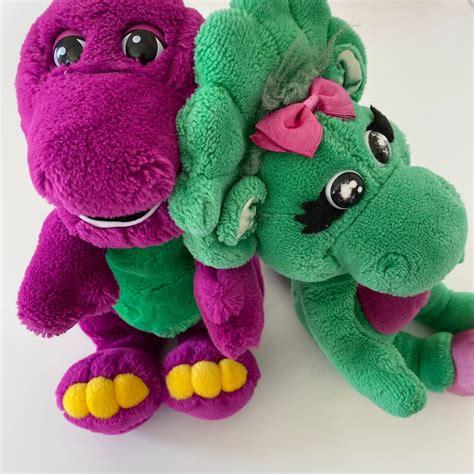 Vintage Barney & Baby Bop Plush – Thrifty Grace