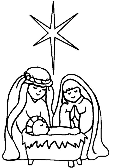 Free Printable Nativity Coloring Pages for Kids