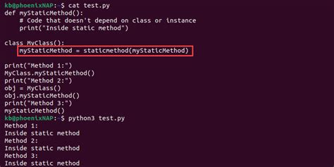 What Is a Static Method in Python | phoenixNAP KB