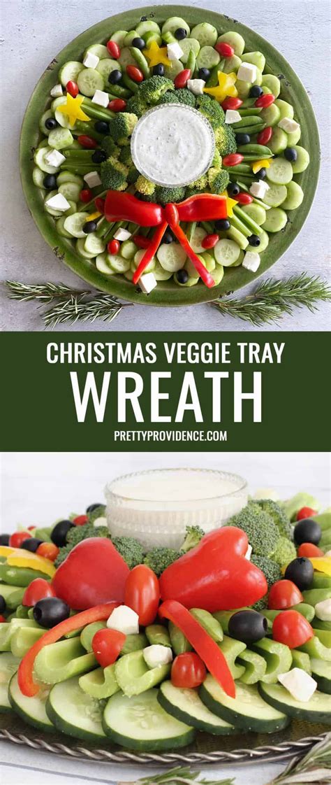 Christmas Wreath Veggie Tray | Recipe | Veggie tray, Christmas veggie ...