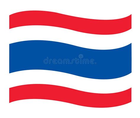 Thai Flag Icon , Thailand Flag Vector Stock Vector - Illustration of ...