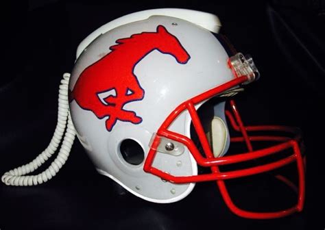 SMU Football Helmet phone 1976 | Collectors Weekly