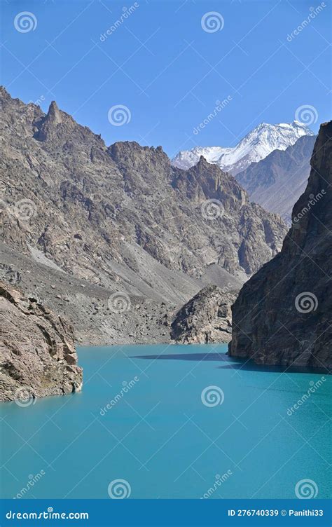 Turquoise Attabad Lake in Gojal Valley, Gilgit-Baltistan, Pakistan ...