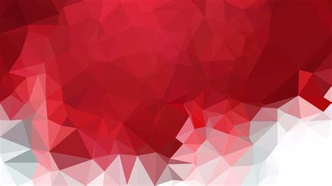 Free Abstract Red and White Polygon Background Template Graphic