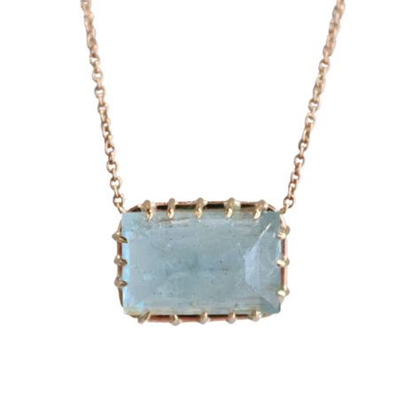 Aquamarine Necklace