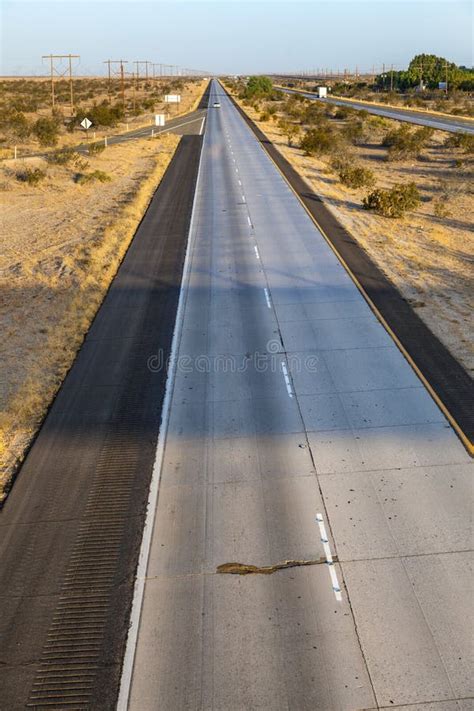 Highway Interstate 8 in the Desert Area Stock Image - Image of equipment, cars: 87182907