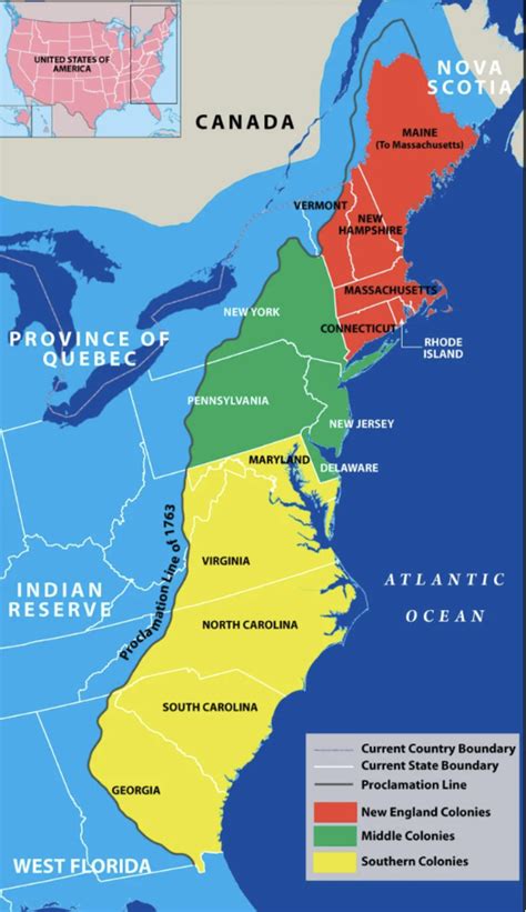 Colonial Regions Diagram | Quizlet