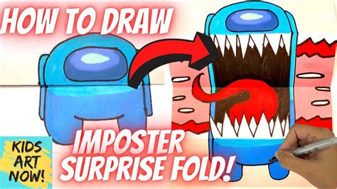 How To Draw Among Us Imposter ~ Among Us Drawing Imposter Human ...