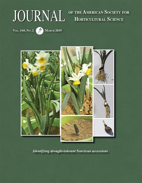 Journal of the American Society for Horticultural Science Volume 144 ...