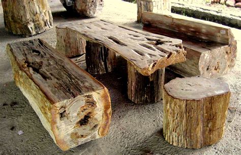 Petrified Wood Furniture | PETRIFIED WOOD STOOLS AND WOOD FO… | Flickr