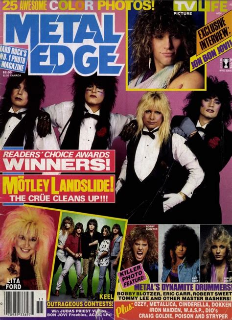 1980s heavy metal mag Metal Edge is back! - Goldmine Magazine: Record ...